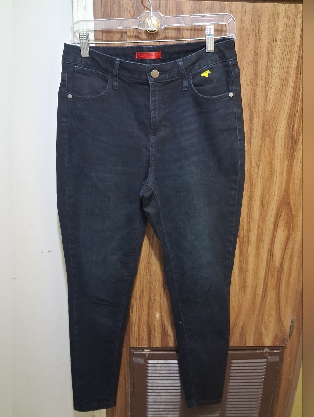 Jennifer Lopez Black Skinny High-Rise Jeans